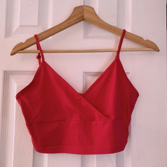 hot pink adjustable crop top - Picture 2 of 2